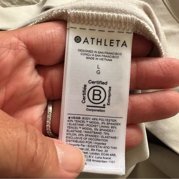 Athleta Seasoft Pant Abalone Grey Size L - Picture 12 of 12